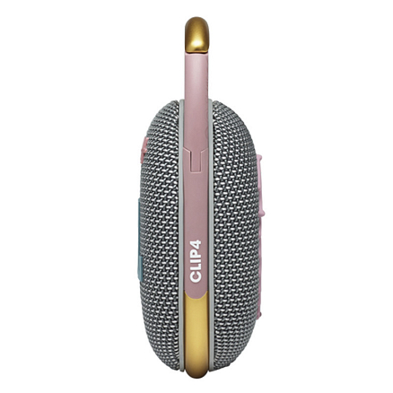 Портативная колонка JBL Clip 4 с защитой от воды серая