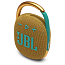 Портативная колонка JBL Clip 4 с защитой от воды желтая