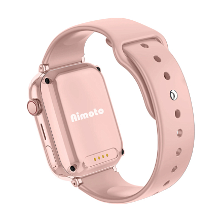 Детские умные часы с GPS трекером Aimoto Teen розовые