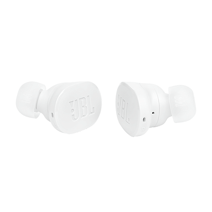 Наушники TWS беспроводные JBL Tune Buds вакуумные с шумоподавлением белые