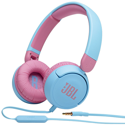 Наушники для детей JBL JR310 накладные складные розово-голубые