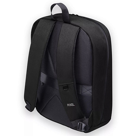 Умный рюкзак PIXEL Max с LED экраном и отделением для ноутбука до 15,6 дюйма черный
