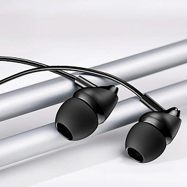 Наушники Usams EP-39 вакуумные c микрофоном черные