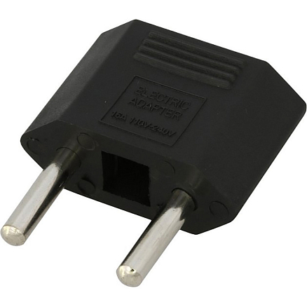 Переходник для европейской розетки Rexant 11-1042 черный