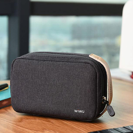 Сумка-органайзер для аксессуаров WiWU Cozy L черная