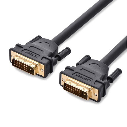 Кабель DVI-D - DVI-D (папа - папа) длина 5 м Ugreen DV101 черный