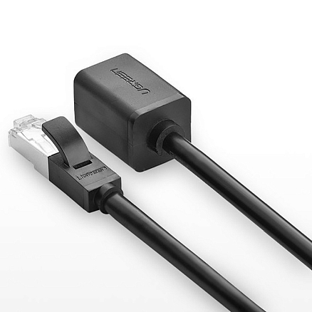 Кабель-удлинитель (патч-корд) RJ45 Cat.6 UTP длина 1 м Ugreen NW112 черный