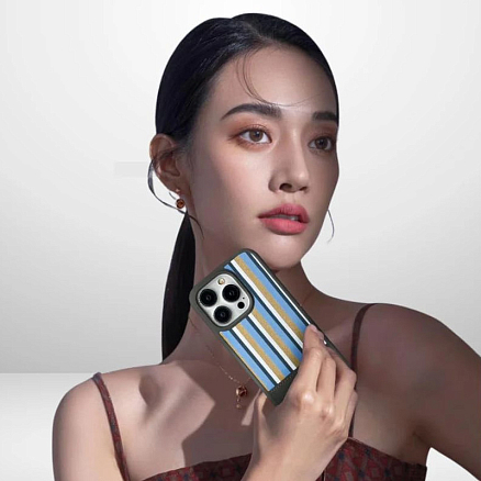 Чехол для iPhone 16 Pro Max гибридный Santa Barbara Polo & Racquet Club Isaac титаново-серый