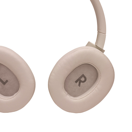 Наушники беспроводные Bluetooth JBL Tune 760NC полноразмерные с микрофоном и активным шумоподавлением бежевые