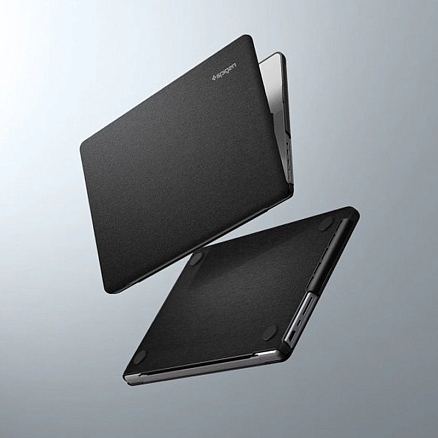 Чехол для Apple MacBook Pro 16 2021 книжка Spigen Urban Fit черный