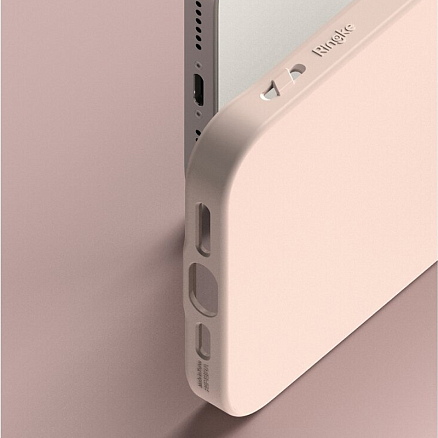 Чехол для iPhone 13 Pro Max гелевый ультратонкий Ringke Air S розовый
