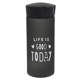 Бутылка для воды Emotions 400 мл черная