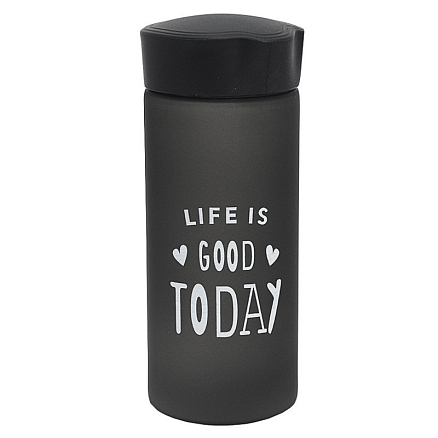 Бутылка для воды Emotions 400 мл черная