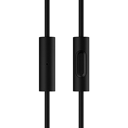Наушники Xiaomi Basic вакуумные c микрофоном черно-красные