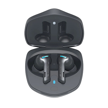 Наушники TWS беспроводные Bluetooth QCY G1 вакуумные с микрофоном игровые серые