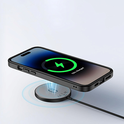 Беспроводная магнитная зарядка MagSafe для iPhone 15W McDodo CH-4360 черная