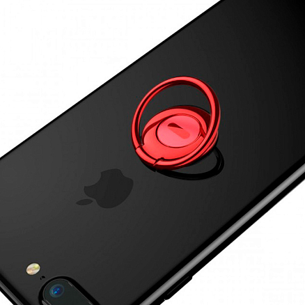 Держатель для телефона на палец Baseus Symbol красный