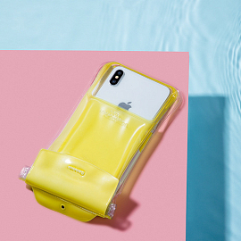 Водонепроницаемый чехол для телефона до 7 дюймов Baseus Safe Airbag желтый