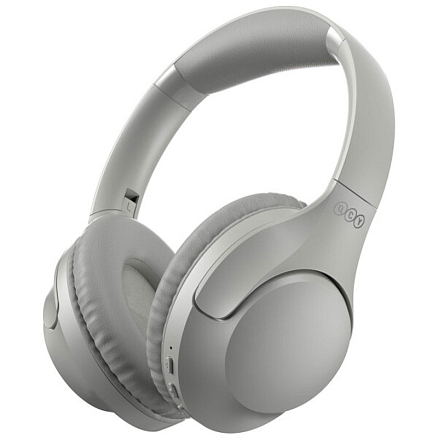 Наушники беспроводные QCY H2 полноразмерные с микрофоном серые