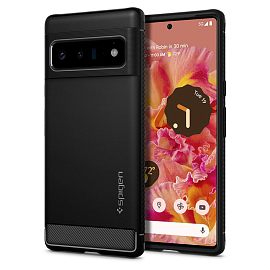 Чехол для Google Pixel 6 Pro гелевый Spigen Rugged Armor черный