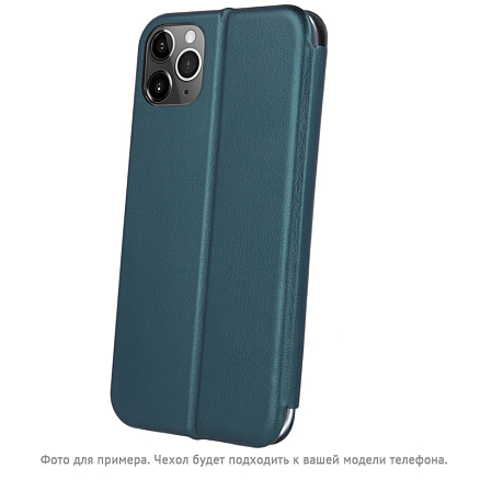 Чехол для Samsung Galaxy A22 кожаный - книжка GreenGo Smart Diva зеленый