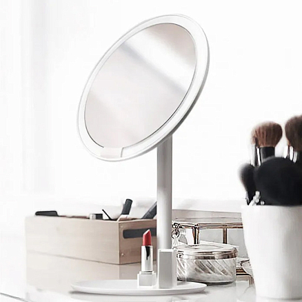 Зеркало для макияжа с подсветкой настольное Xiaomi Amiro Lux High Color AML004S белое