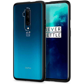 Чехол для OnePlus 7T Pro гибридный Spigen SGP Ultra Hybrid прозрачно-черный матовый