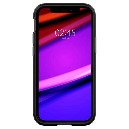 Чехол для iPhone 12 Mini гибридный Spigen Neo Hybrid черно-серый