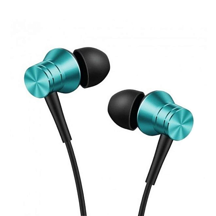 Наушники 1More E1009 Piston Fit вакуумные с микрофоном бирюзовые