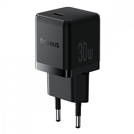 Зарядное устройство сетевое Type-C 30W Baseus Palm (быстрая зарядка PD) черное