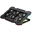Подставка для ноутбука до 17 дюймов охлаждающая с RGB подсветкой Havit F2071 черная