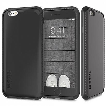 Чехол для iPhone 6, 6S гибридный для полной защиты STIL Mind Sneaker черный