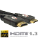 Кабель MiniHDMI - MiniHDMI (папа - папа) длина 3 м версия 1.3 HDTV серия H70