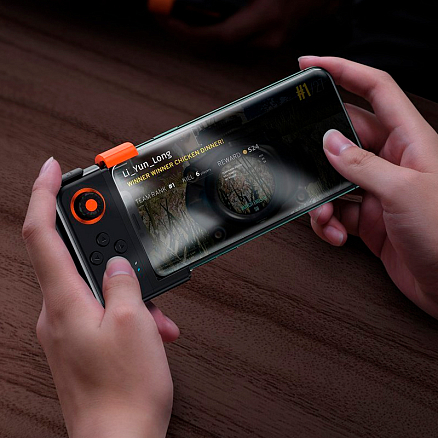 Джойстик (геймпад) беспроводной одноручный для телефона Baseus GAMO GA05 черный