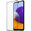 Защитное стекло для Samsung Galaxy A22 на весь экран противоударное Dux Ducis 9D черное