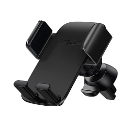 Держатель автомобильный в решетку обдува с автоматическим зажимом Baseus Easy Control Pro черный