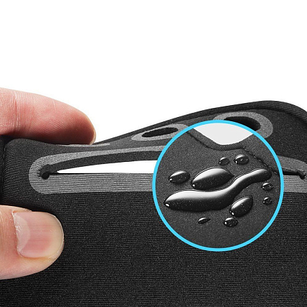 Чехол универсальный для телефона до 6,9 дюйма спортивный наручный Spigen SGP Sport Armband черный