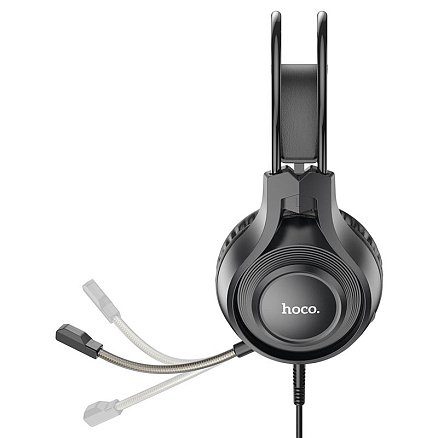 Наушники Hoco W106 полноразмерные с микрофоном игровые черные