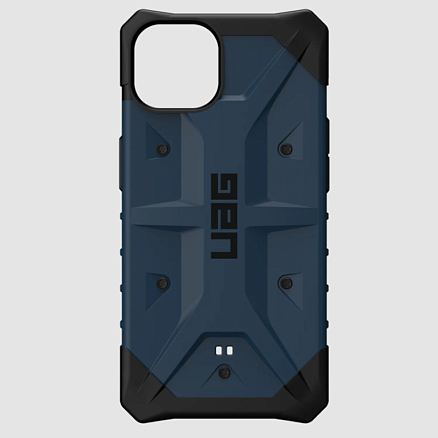 Чехол для iPhone 13 гибридный для экстремальной защиты Urban Armor Gear UAG Pathfinder синий