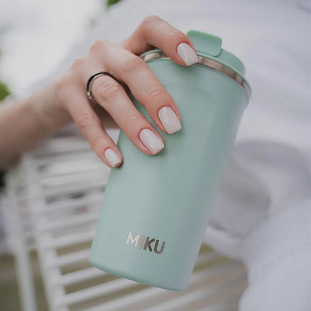 Термокружка Miku TH-MG-510 510 мл светло-зеленая