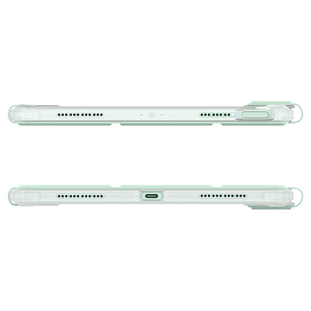 Чехол для iPad Air 2020, 2022 книжка Spigen Ultra Hybrid Pro зеленый