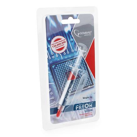 Термопаста Gembird FreOn Ultra GF-21 в шприце 3 г