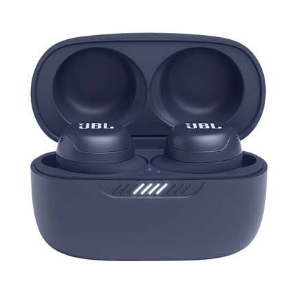 Наушники TWS беспроводные JBL Live Free NC вакуумные с микрофоном и активным шумоподавлением синие