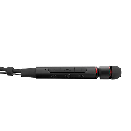 Наушники беспроводные Bluetooth Remax RB-S6 вакуумные с микрофоном для спорта черные