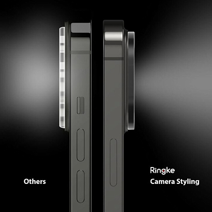 Защитная крышка на камеру iPhone 13 Pro, 13 Pro Max Ringke Camera Styling черная