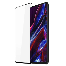 Защитное стекло для Xiaomi Redmi Note 12 5G, Poco X5 5G на весь экран противоударное Dux Ducis 9D черное