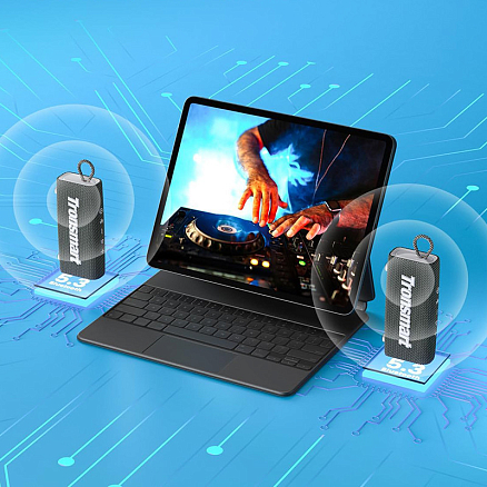 Портативная колонка Tronsmart Trip с защитой от воды черная
