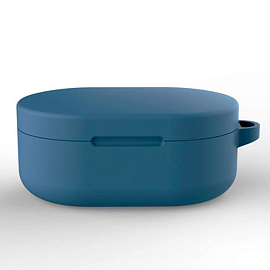 Чехол для наушников Xiaomi Redmi AirDots, AirDots S, AirDots 2, Mi Earbuds Basic, Basic S, Basic 2 силиконовый синий