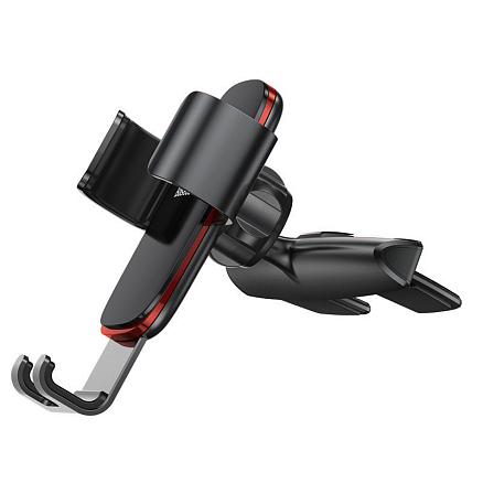 Держатель автомобильный в слот CD с гравитационным зажимом Baseus Metal Age черный