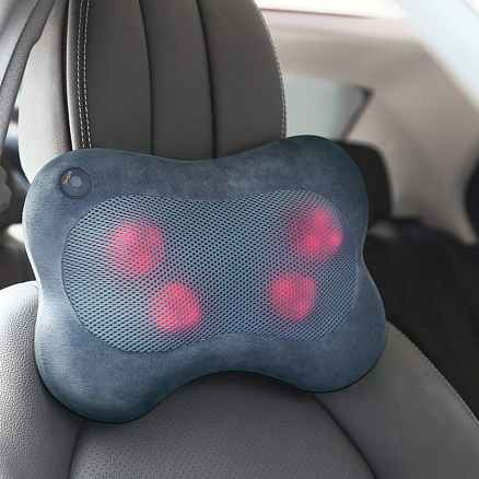 Массажная подушка (массажер) универсальная Шиацу с подогревом Naipo MGP-129M